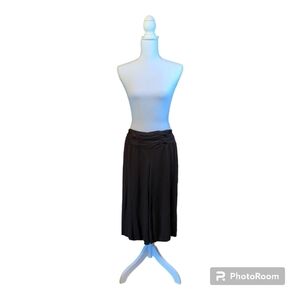 NWT⭐ JOE BENBASSET Chocolate Brown Capri Palazzo Pants Sz XS